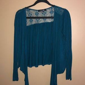 Woman’s Front Tie Sweater